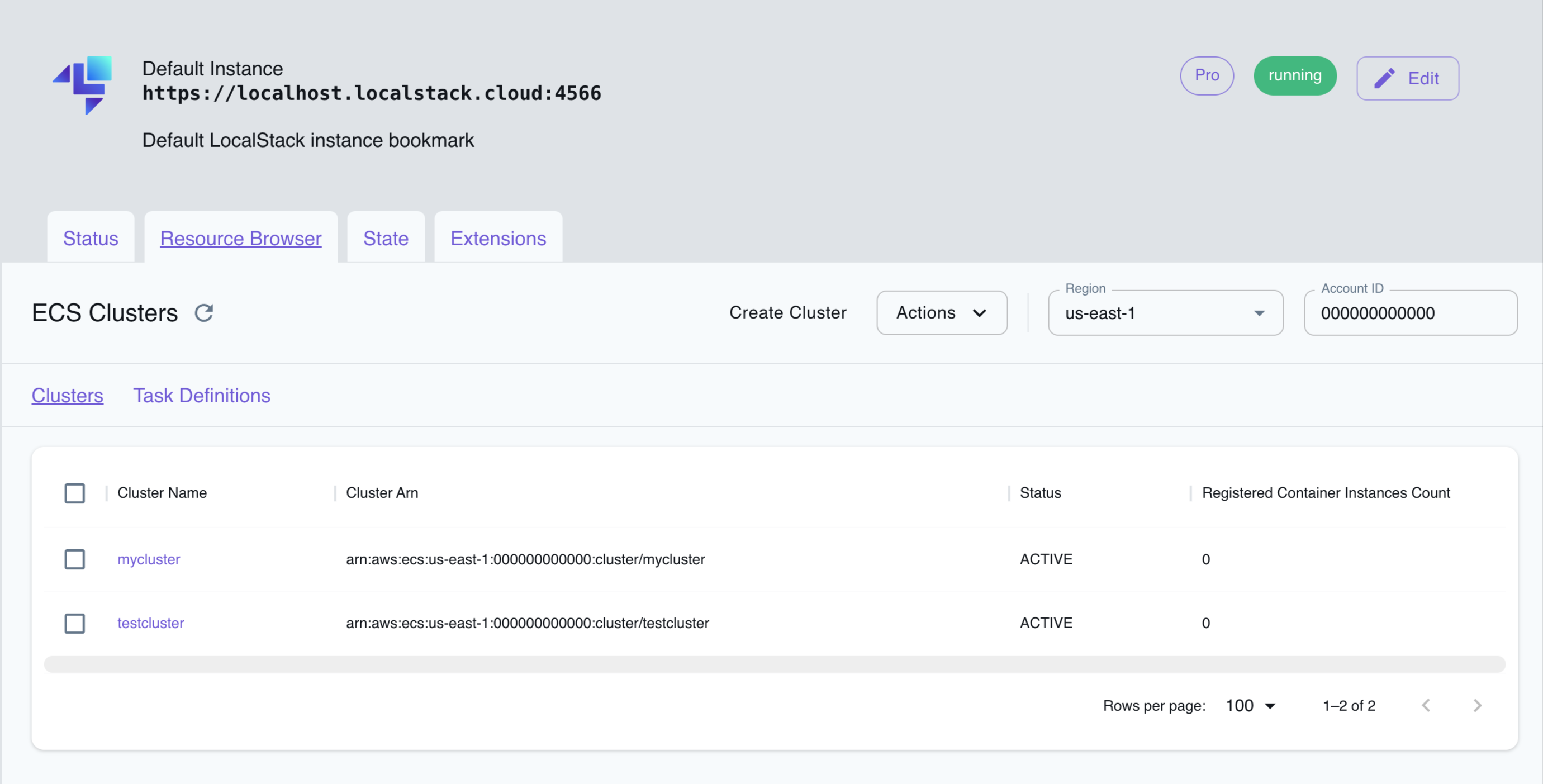 ECS Resource Browser